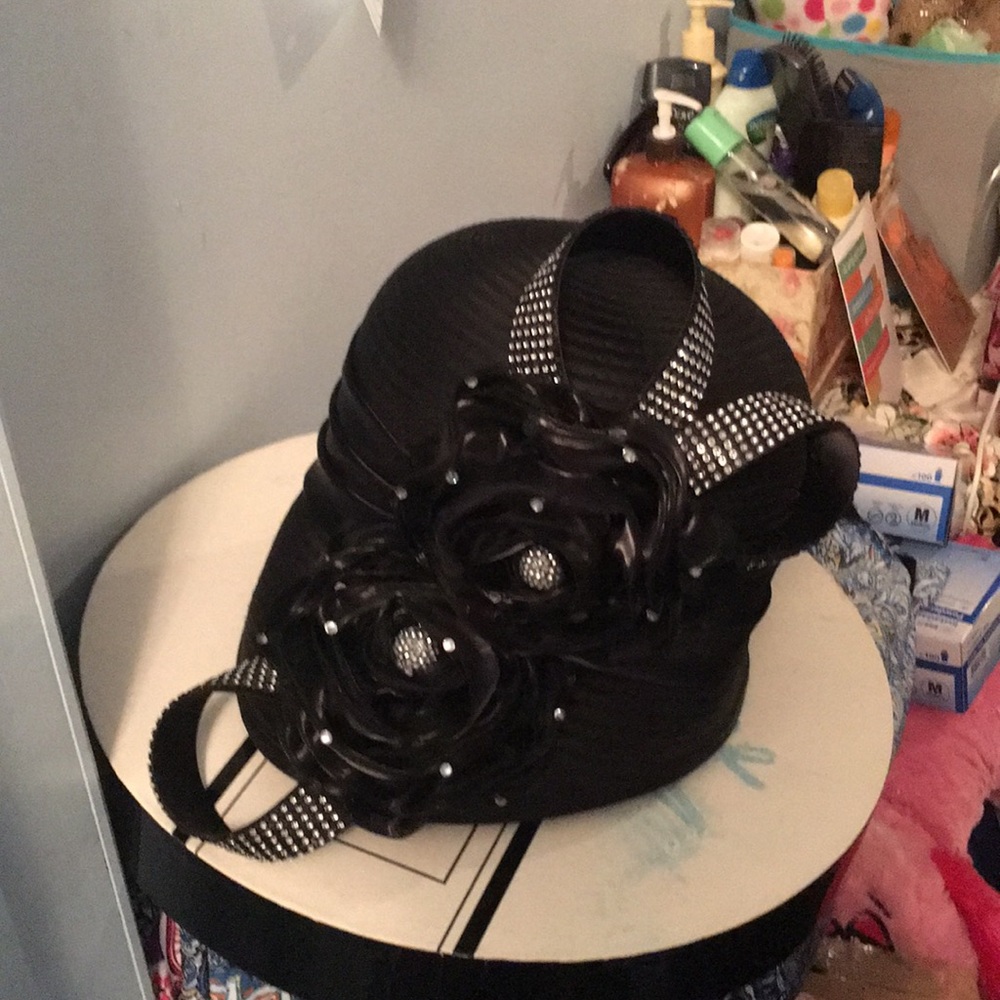Whittal and Shon Upscale Black Church Hat
